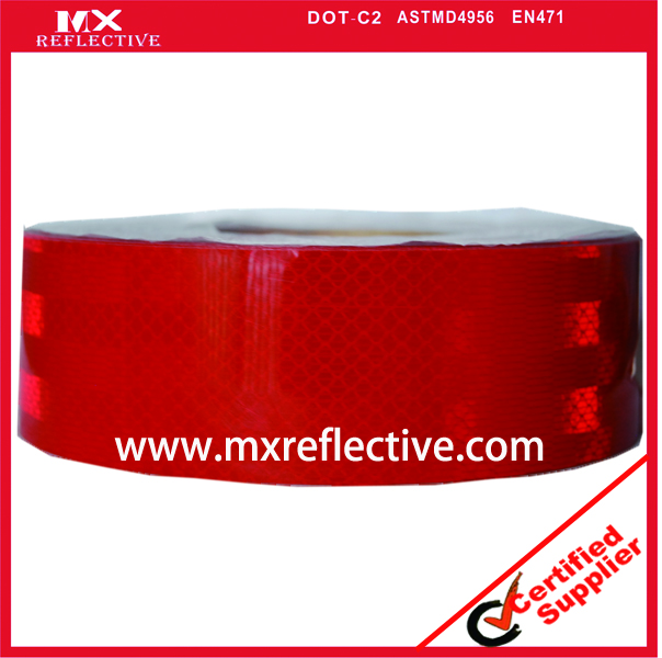 3942 PET Red prismatic reflective Tape