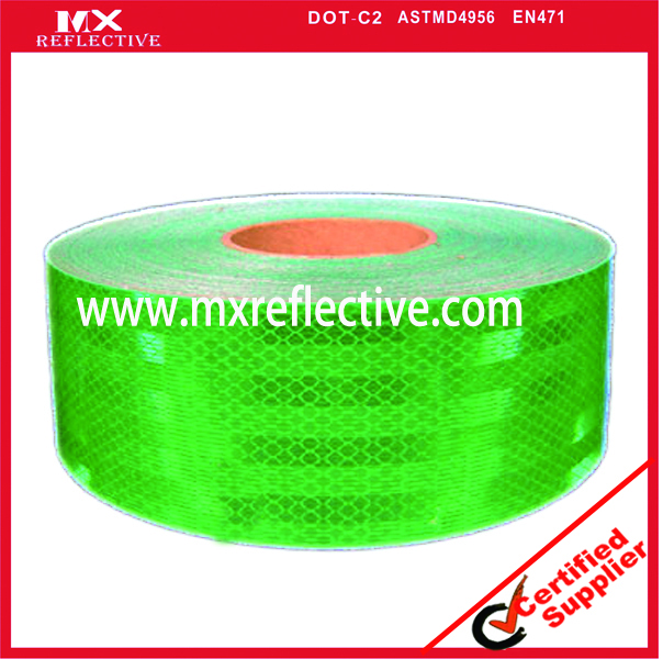 3935 acrylic prismatic green  reflective tape