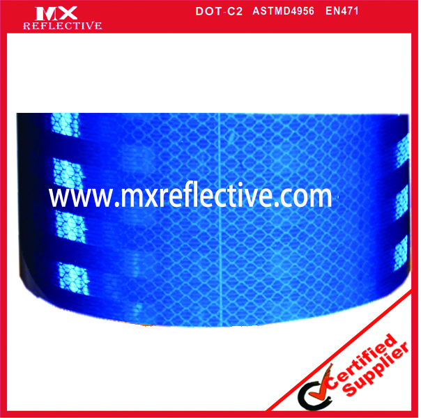 3944 PET prismatic blue reflective tape