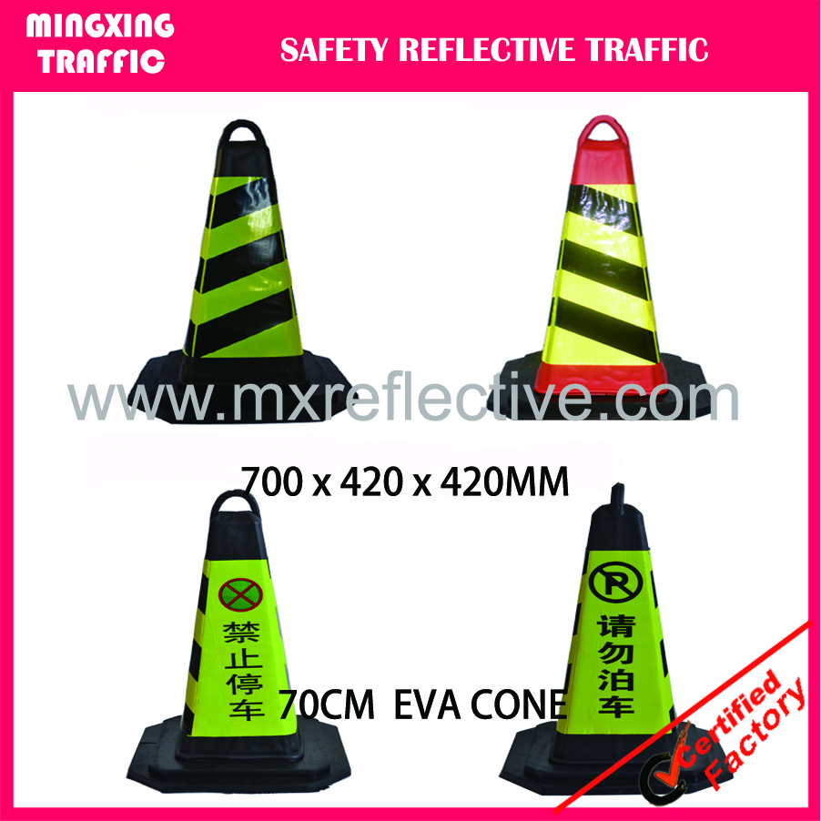 EVA Square traffic safety cone